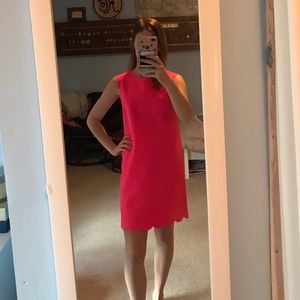 JCrew Cuts Scalloped Shift Dress